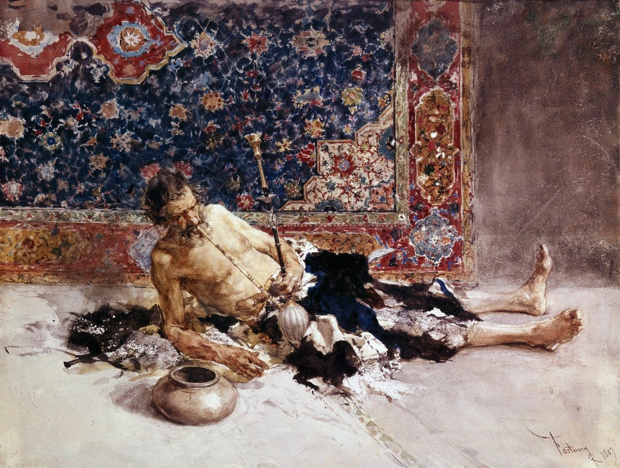Marià Fortuny, Mangeur d’opium